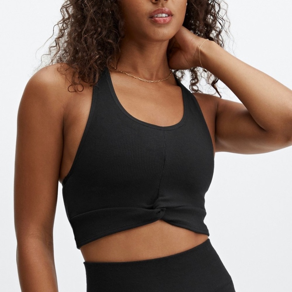 Fabletics Seamless Knotted Midi Bra
